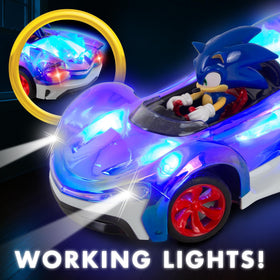 NKOK Glow Racer Ready-to-Run kit includes batteries and charger for instant play.