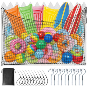 NNG extra-large pool float storage bag with 79x47 inch capacity for floats and toys