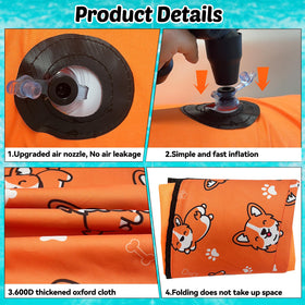 NNG inflatable PVC inner layer with durable surface for pet use