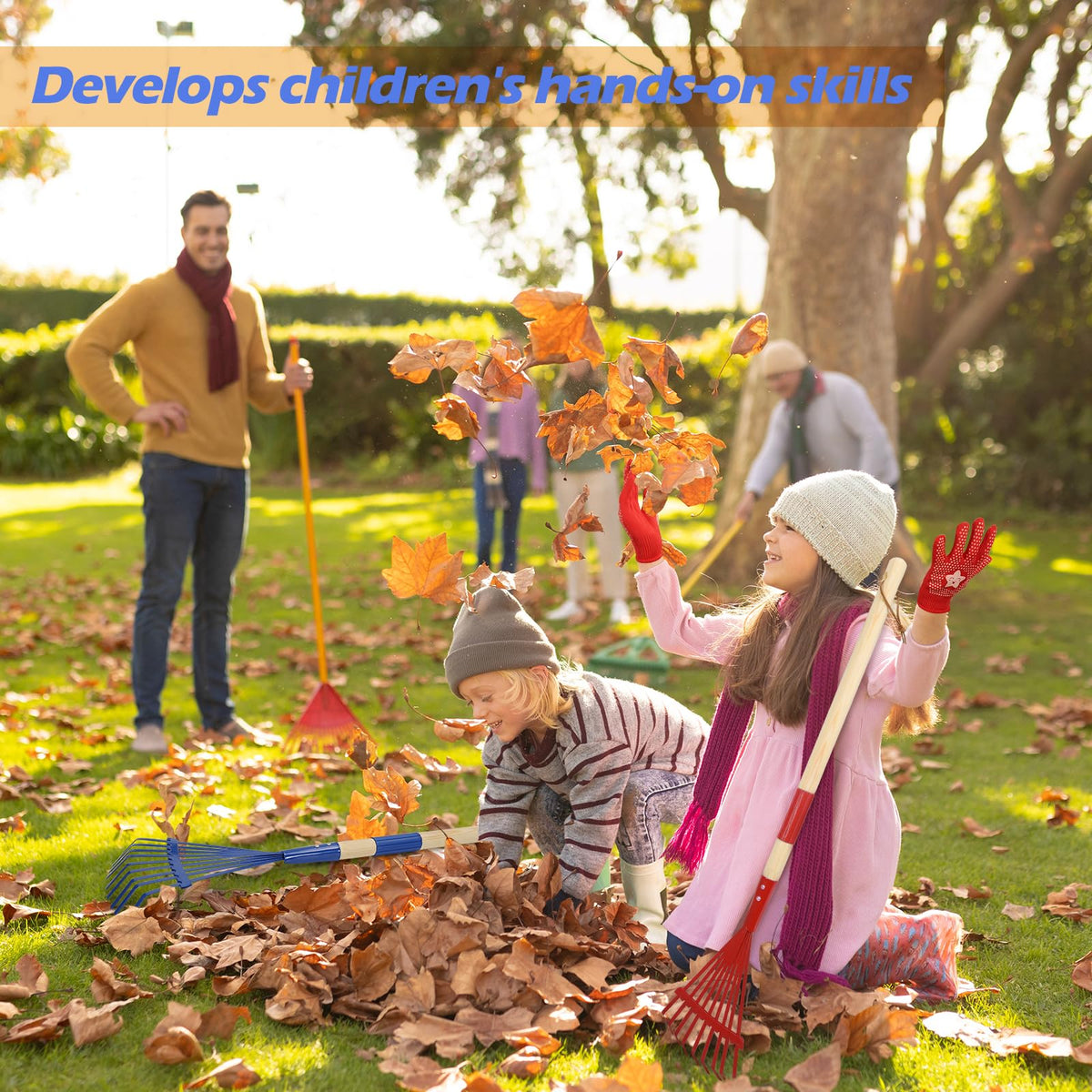 NNG kid garden activity set promoting family participation outdoors.