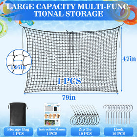 NNG mesh pool storage net dries toys quickly with breathable design