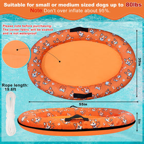 NNG puppy raft floating mat providing roomy space for small to medium dogs