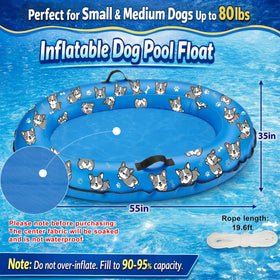 NNG puppy raft floating mat for relaxing summer water time