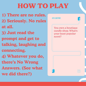 Prompt-centric game sparks conversation beyond small talk.