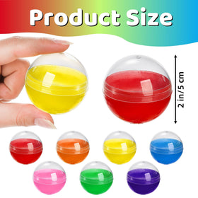 Noamus 2-inch capsules with airtight lids securely hold candies and small items