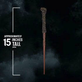 Harry Potter wand 14-inch full-length in display-ready packaging.