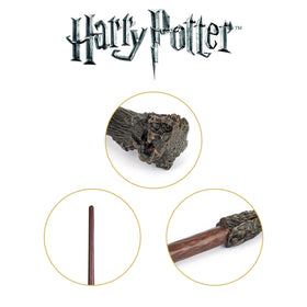 Ollivanders wand box replica showcasing official branding.