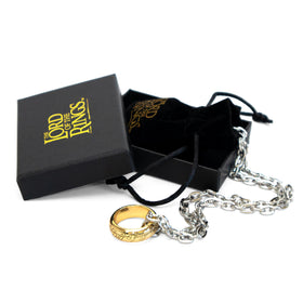 The Noble Collection One Ring replica with velvet pouch and presentation box