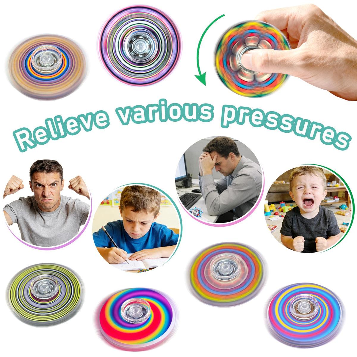 Nobleboy lightweight portable spinner great for breaks and focus.