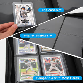Nocyyert Toploader Binder archival pages preserve cards with acid-free protection.