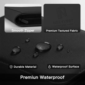 Nocyyert Toploader Binder PU leather texture feels durable and premium.