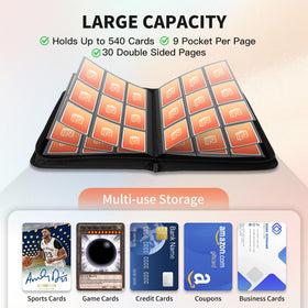 Nocyyert archival-safe materials protect cards from wear and fading.