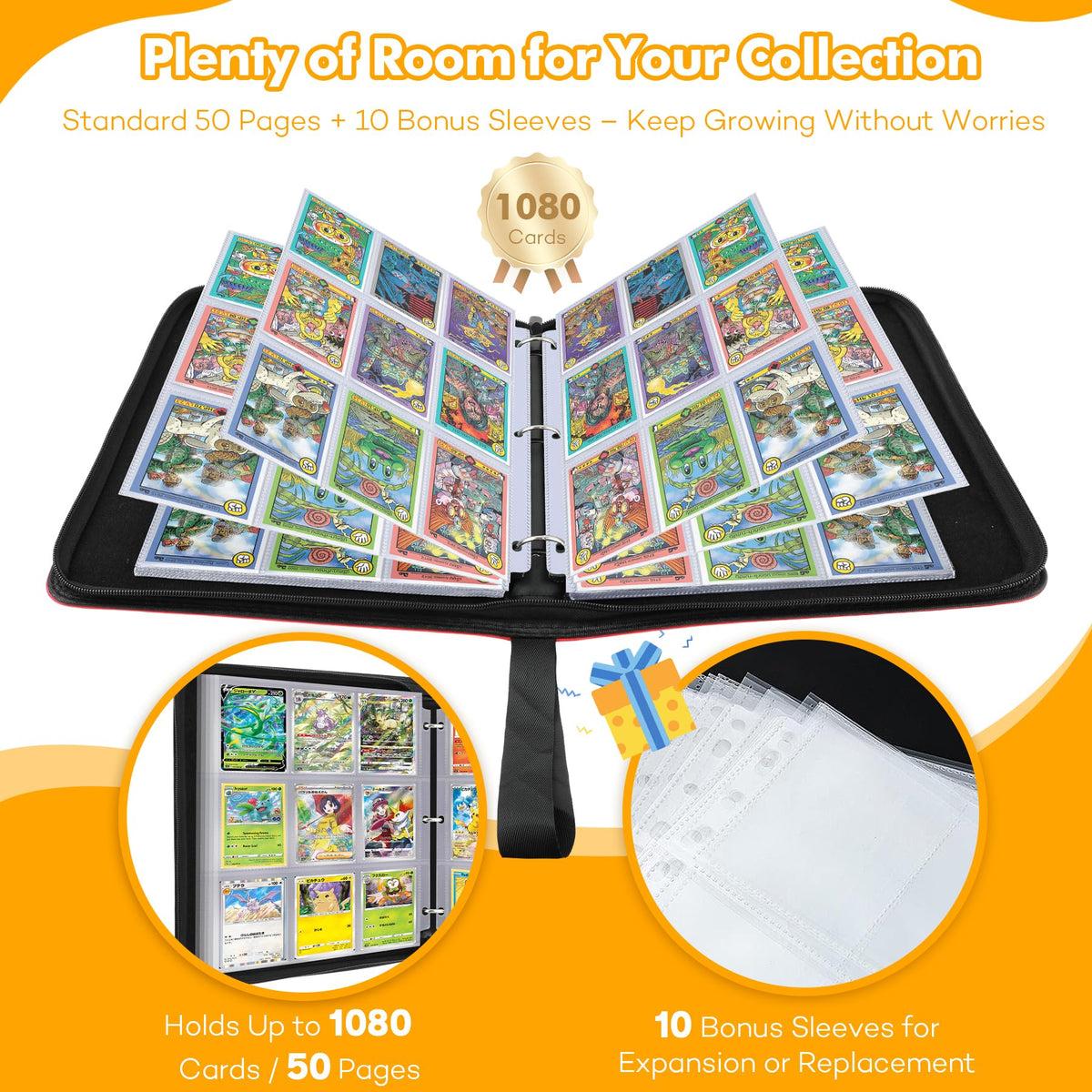 NOICARB crystal-clear sleeves resist scratches while preserving card artwork.