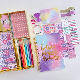 Nollh DIY Journal Kit glitter tape adds sparkle for crafts.