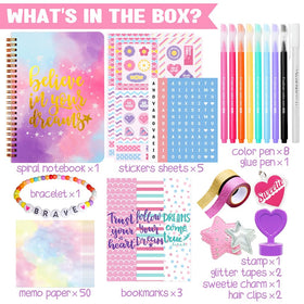 Nollh DIY Journal Kit glue pen helps decorate without mess.