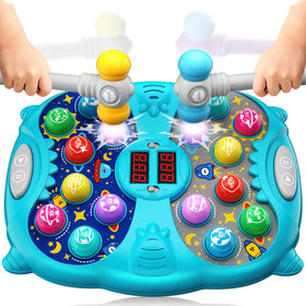 Noltola Whack Mole in color challenge mode supports focus and color learning.