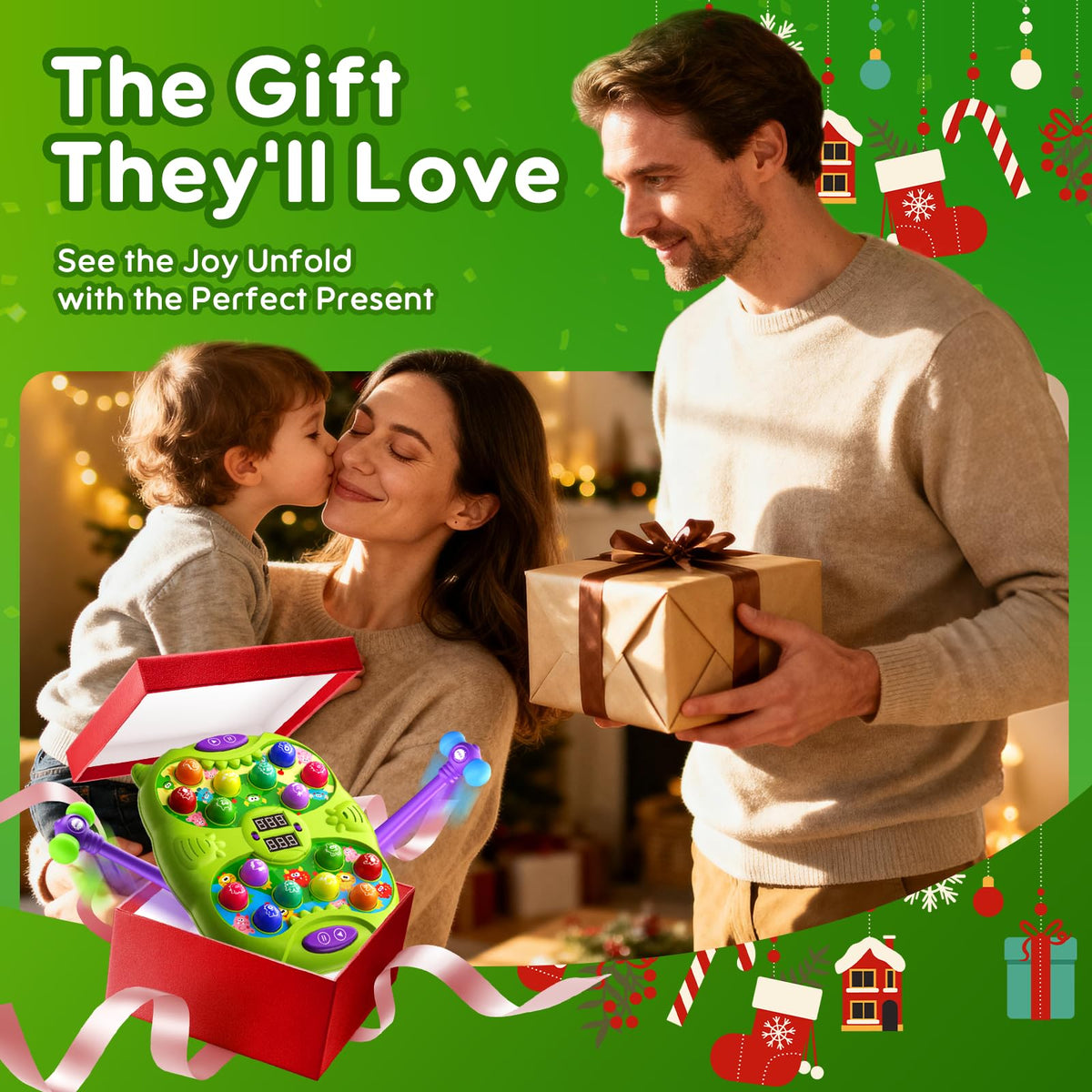 Noltola Whack Mole game gift-ready box makes a thoughtful present