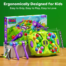Noltola Whack Mole game safety design highlights non-toxic materials and rounded edges