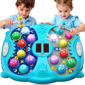 Noltola Whack Mole game setup demonstrates a sturdy base for safe, active play.