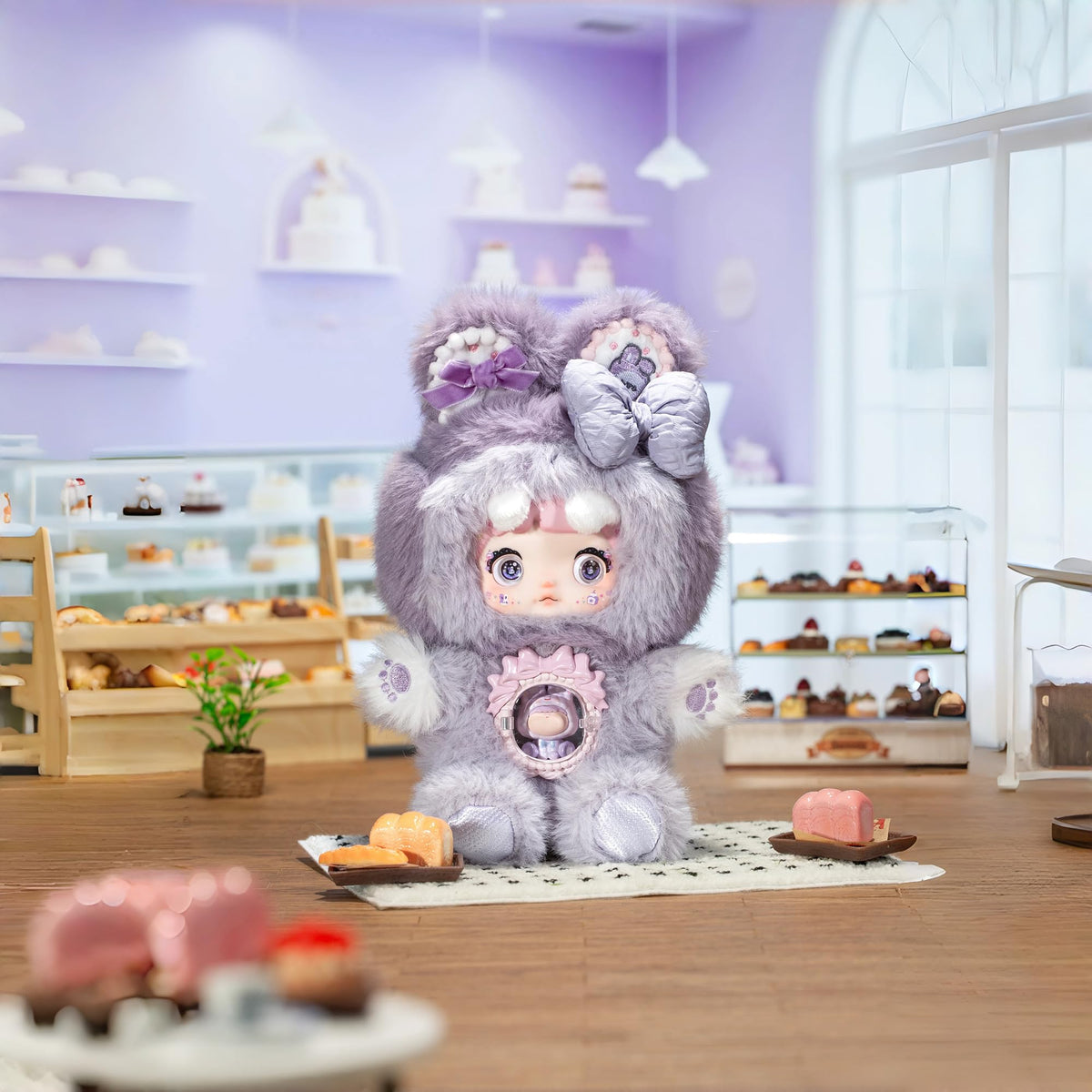 Nommi Sweetheart long-pile plush for hugging and display.