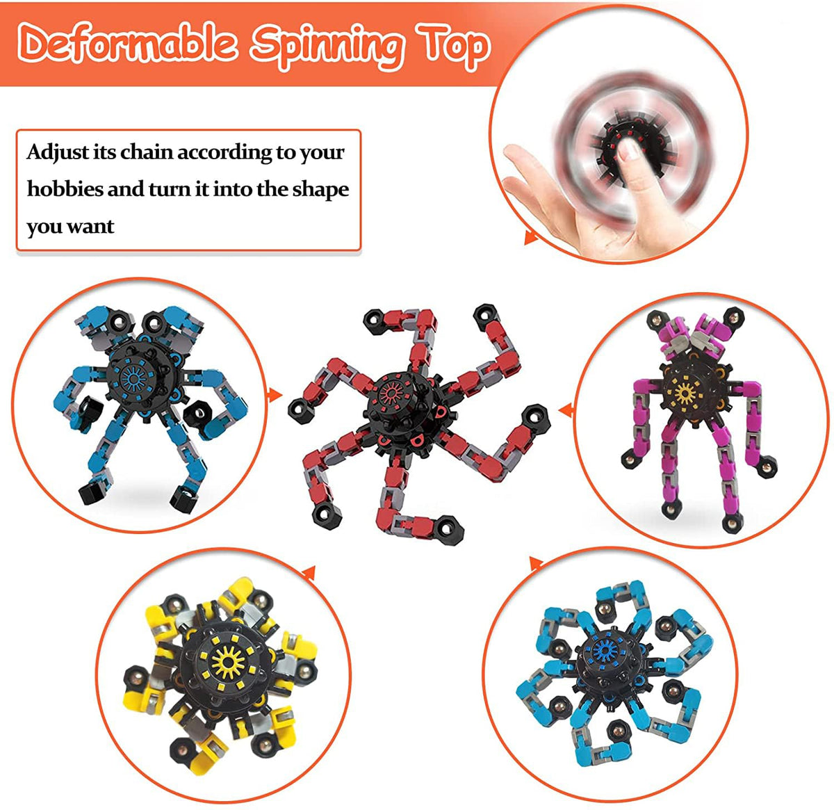 Nongkaka six durable chains extend spin time and durability.
