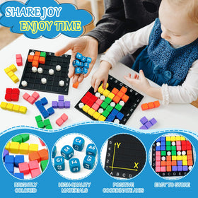NONSOMPLE Brain Square 2.0 shapes show colorful pieces for quick recognition.