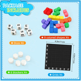 NONSOMPLE Brain Square four‑player setup highlighting team play