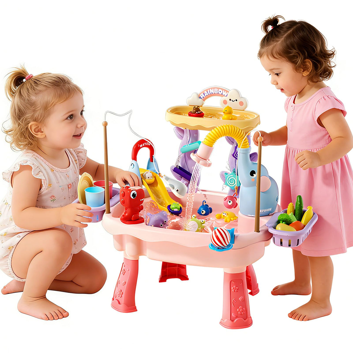 NOPROB 2027 upgraded water table with electric pump enables effortless play