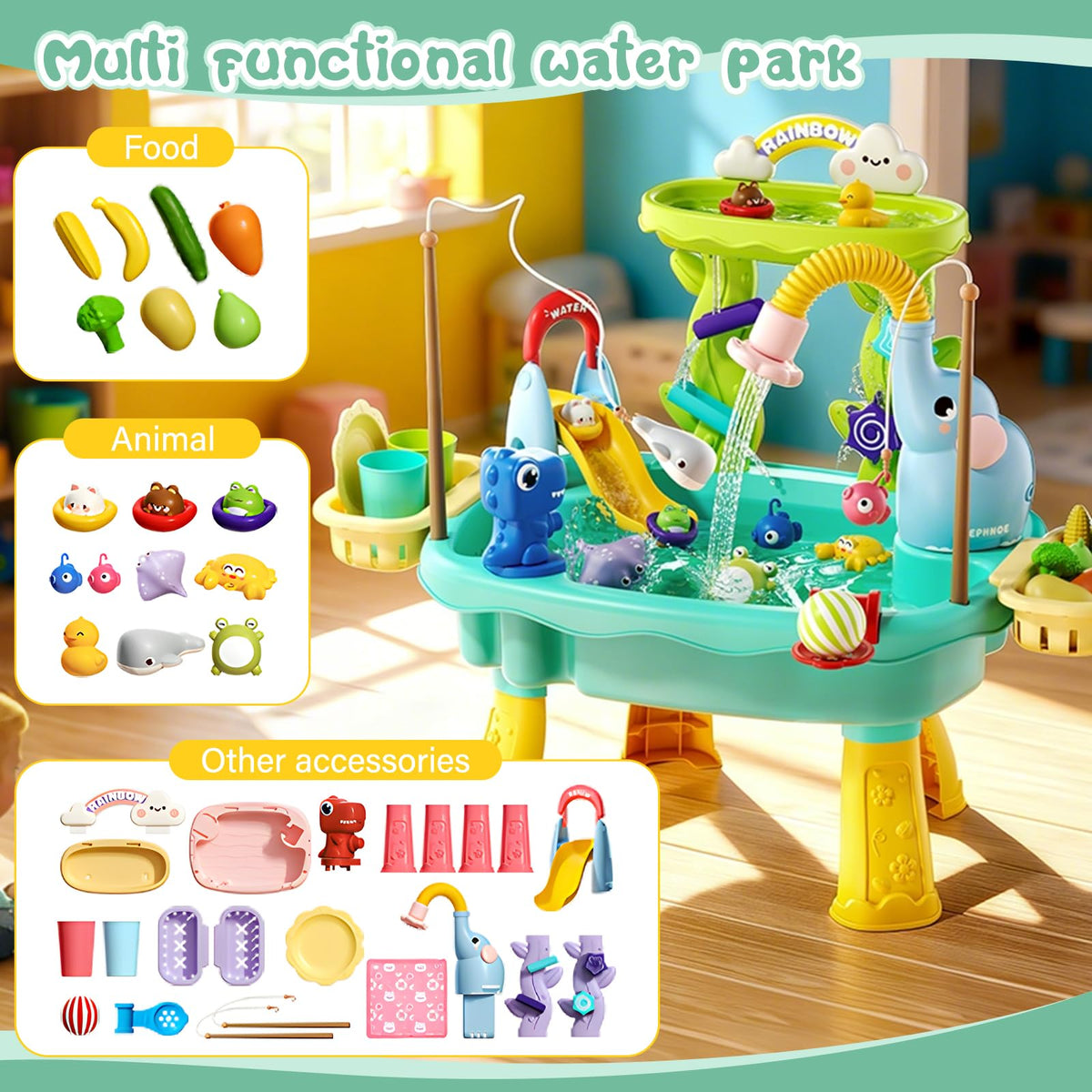 NOPROB adjustable legs offer two height settings for growing children.