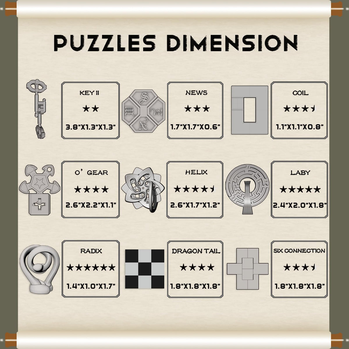 Nordistrict metal puzzle pieces close-up highlighting durable construction