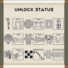 Nordistrict wooden hand puzzles close-up showing smooth wood and safe edges