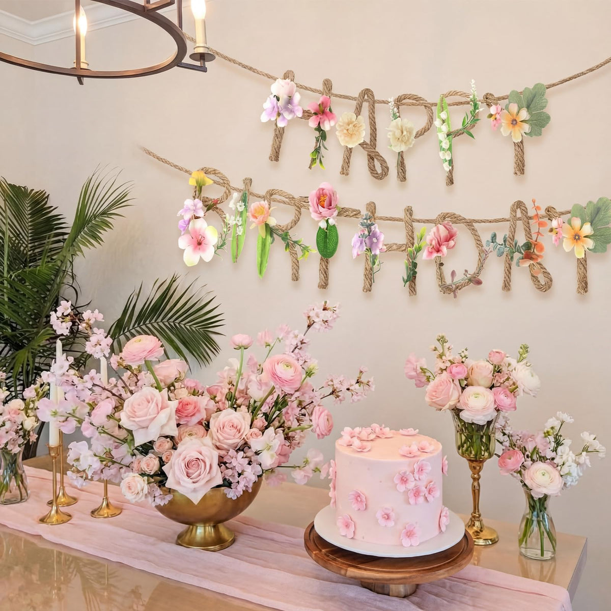 Norme Wildflower Banner perfect for garden baby shower party themes
