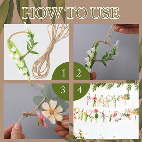 Norme Wildflower Banner handmade craftsmanship showcases vine finish