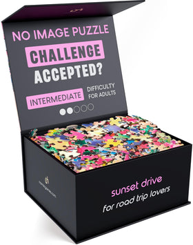 Normic No Image Puzzle 1000 pieces close-up, extreme challenge for adults