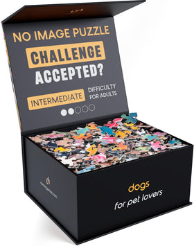 Normic no-image puzzle 1000-pieces for focused solo brain-teasing sessions.