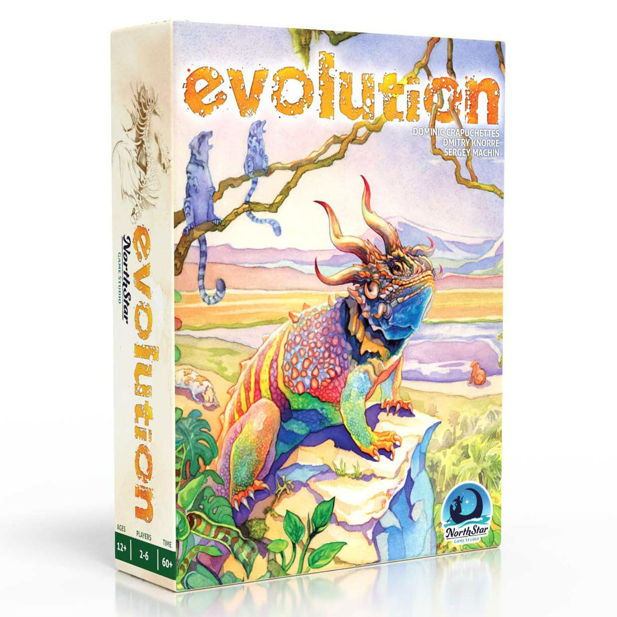 North Star Games Evolution board with balance ecosystem in action, showcasing strategic depth.