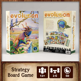 North Star Games Evolution species-card-draft shows players shaping new life forms for strategic play.