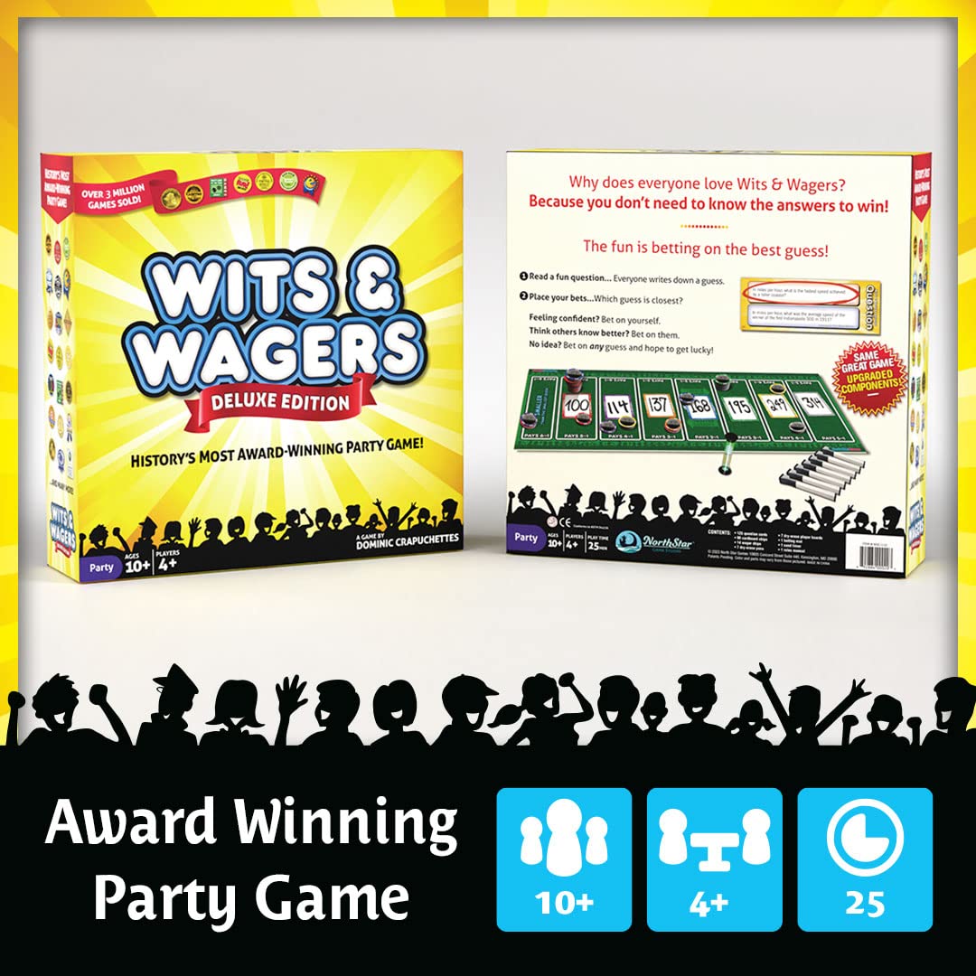 North Star Games Wits & Wagers casino felt mat adds authentic betting vibe