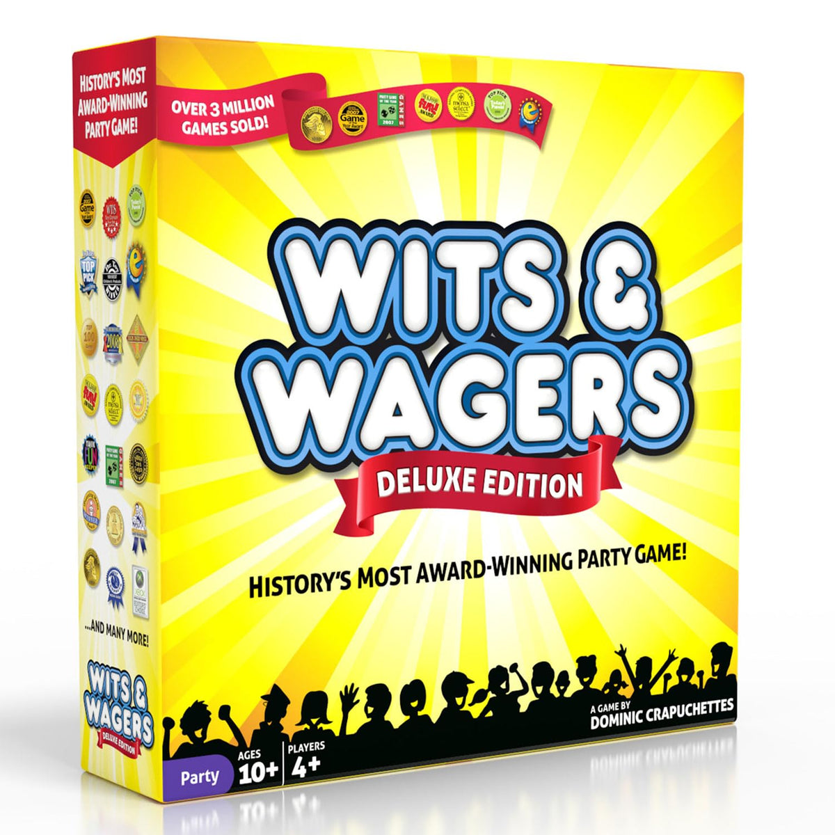 North Star Games Wits & Wagers deluxe box and components ready for game night