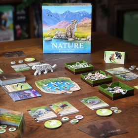North Star Games Nature Board Game components laid out for immersive, tactile play.