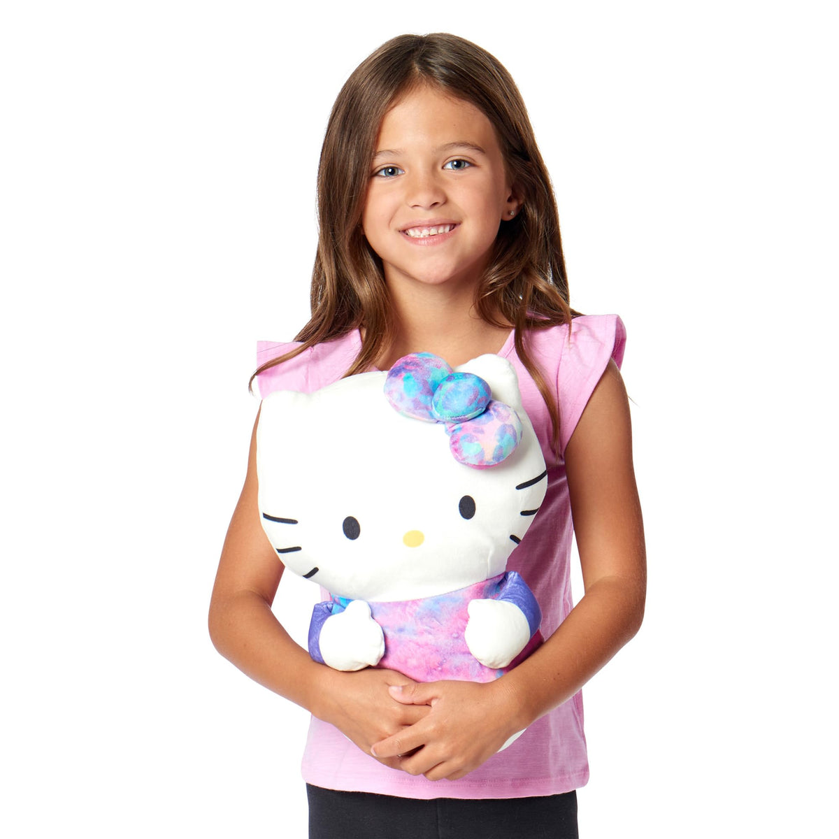 Northwest Hello Kitty Cloud Hugger Pillow soft shell texture for cozy snuggling.