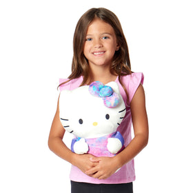 Northwest Hello Kitty Cloud Hugger Pillow soft shell texture for cozy snuggling.