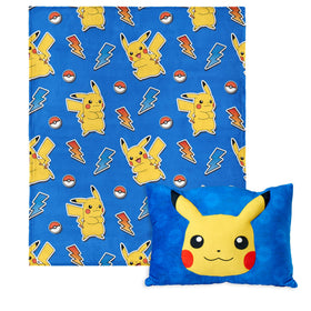 Northwest Pika Pika blanket design featuring Pikachu, cozy lounging essential.