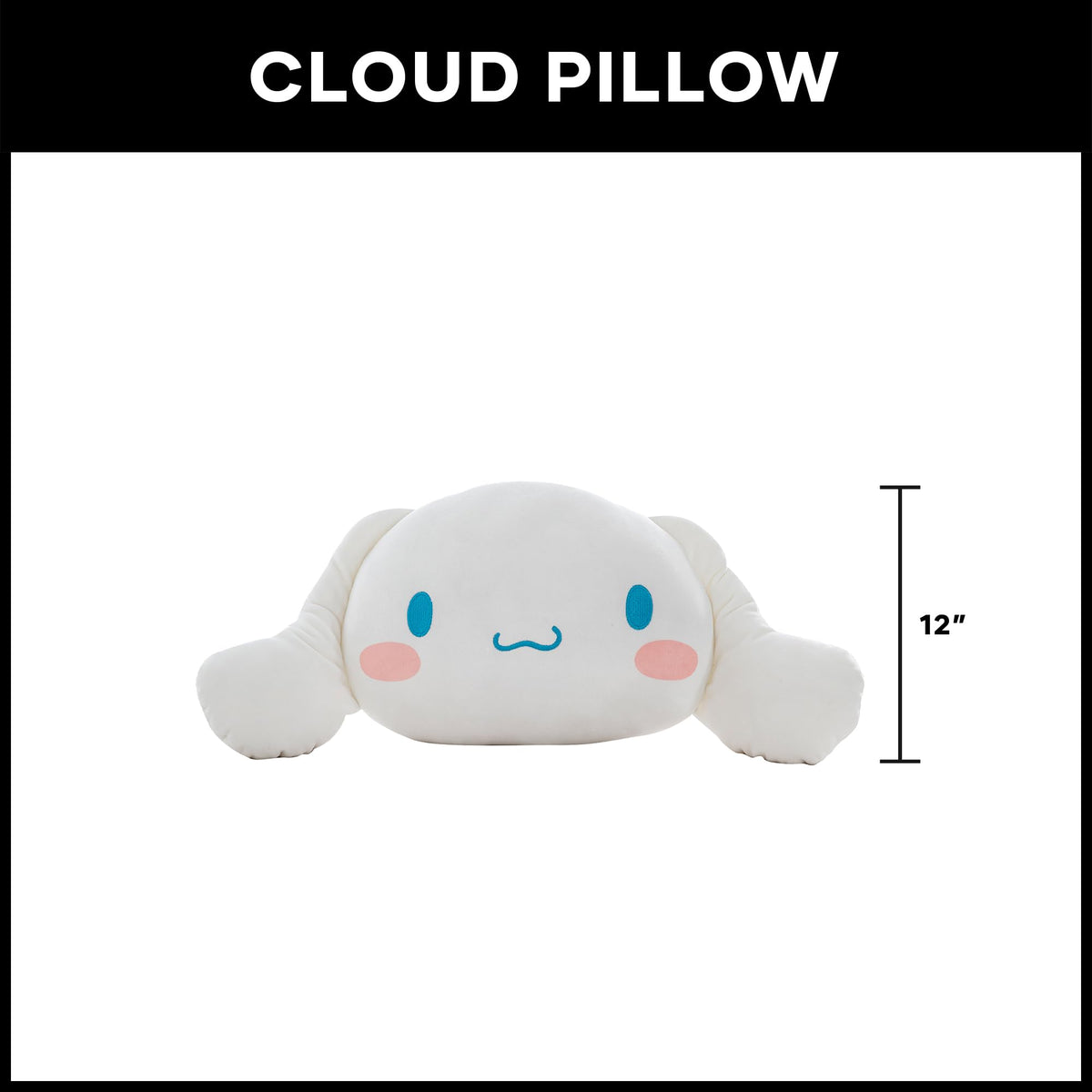Bedroom decor with Northwest Sanrio Cinnamoroll pillow for playful style