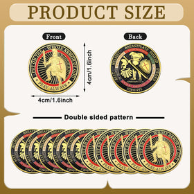 Nosiny Armor of God coin back showing dual imagery for devotion