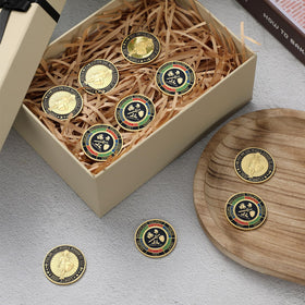 Nosiny Armor of God coins double-face design captures a rich narrative.