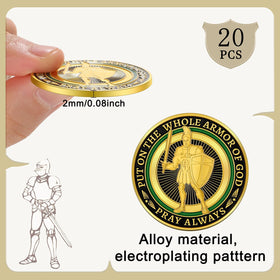 Nosiny Armor of God coins packaging 20-count highlights generous set