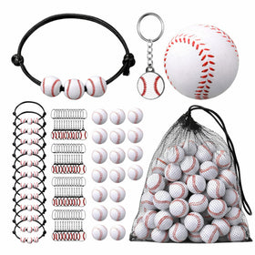 Nosiny baseball bracelet collection adds color to party favors and keepsakes