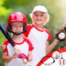 Nosiny baseball-themed party decor enhances tables and centerpieces with playful charm