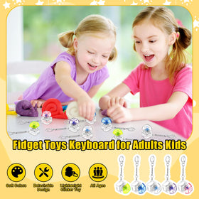 Nosiny portable fidget keychains with lobster clasp for easy on-the-go attachment.